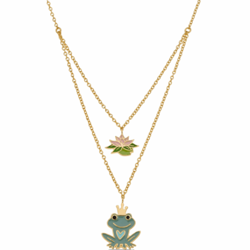 DISNEY Frog Prince ezüst nyaklánc nyaklánc NS00047YZCL-157.CS