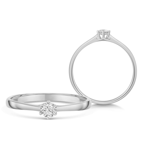 SOFIA DIAMONDS arany eljegyzési gyűrű gyémánttal 0