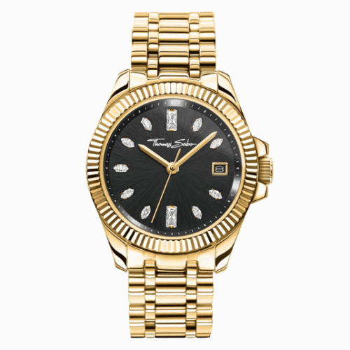 THOMAS SABO karóra Gold and black karóra WA0431-291-207
