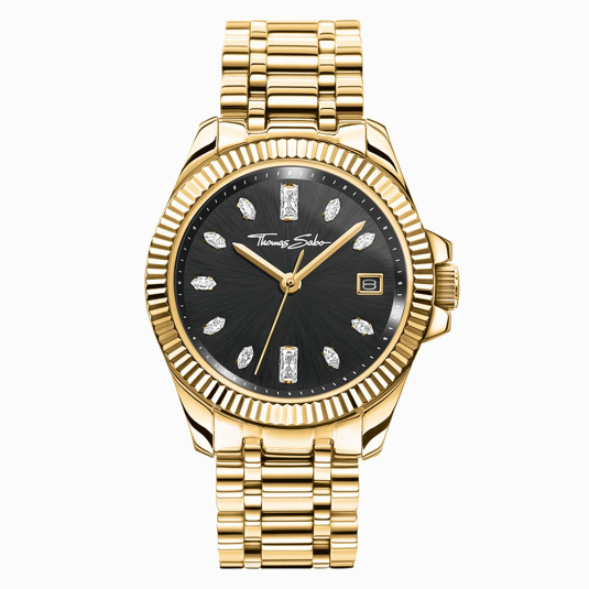 THOMAS SABO karóra Gold and black karóra WA0431-291-207