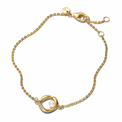 PANDORA ESSENCE aranyozott karkötő gyönggyel karkötő 563830C01