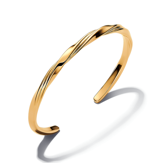 PANDORA ESSENCE aranyozott merev karkötő karkötő 563869C00