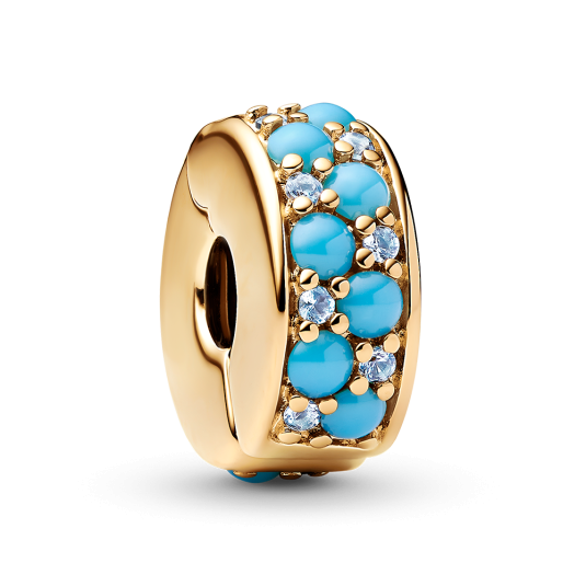 PANDORA aranyozott klip charm