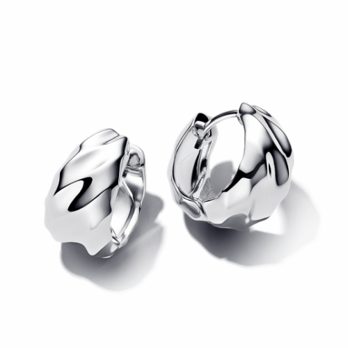 PANDORA ESSENCE fülbevaló hullámos körökkel fülbevaló 293874C00