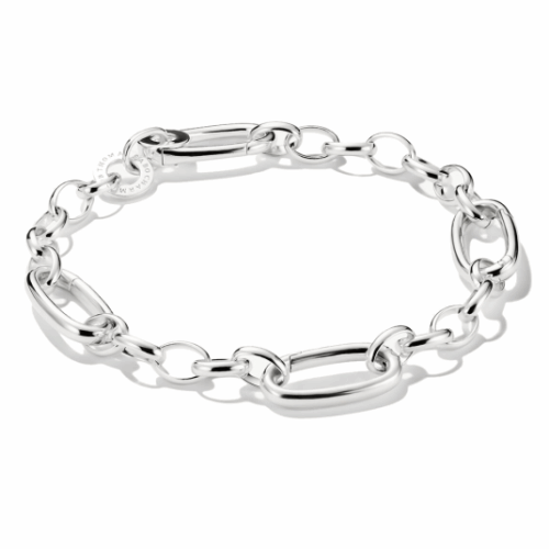 THOMAS SABO CONNECT karkötő Három összekötő szem ezüst karkötő C1203-001-21