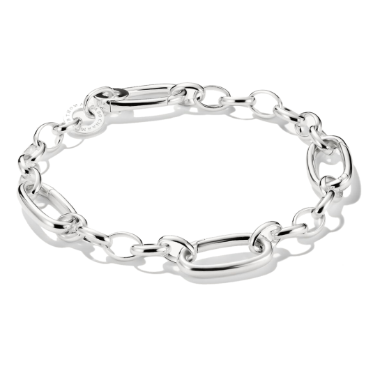 THOMAS SABO CONNECT karkötő Három összekötő szem ezüst karkötő C1203-001-21