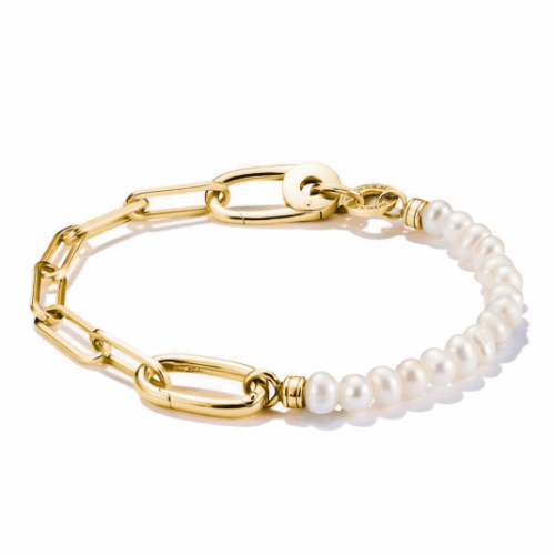 THOMAS SABO CONNECT karkötő gyöngyökkel és connect szemekkel karkötő C1209-430-14
