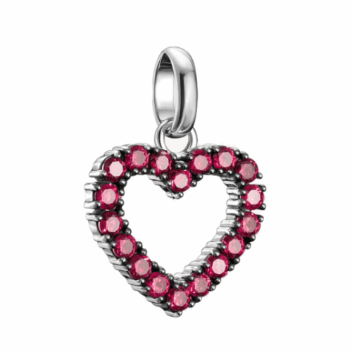 THOMAS SABO CONNECT medál medál Szív piros kövekkel medál CC1237-639-10
