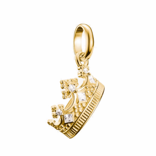 THOMAS SABO CONNECT medál medál Korona kövekkel