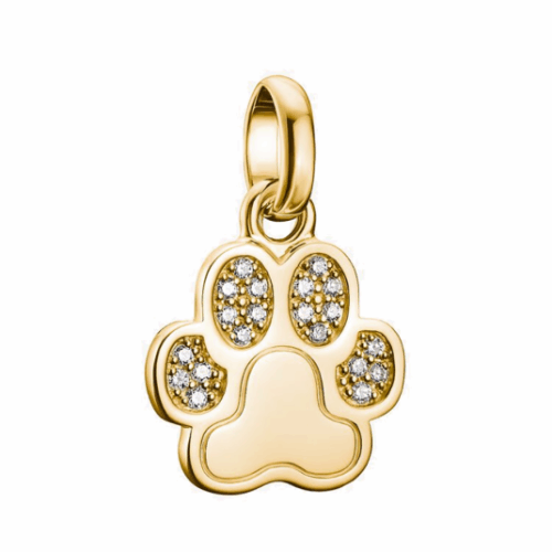 THOMAS SABO CONNECT medál medál Mancs aranyozott kövekkel medál CC1259-414-14