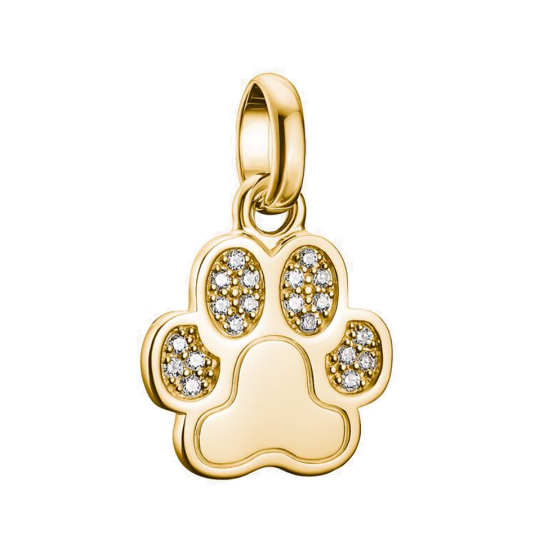 THOMAS SABO CONNECT medál medál Mancs aranyozott kövekkel medál CC1259-414-14