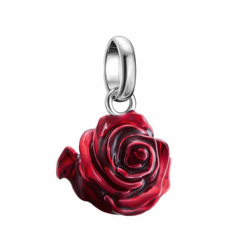 THOMAS SABO CONNECT medál medál Vörös rózsa ezüst medál CC1263-007-10