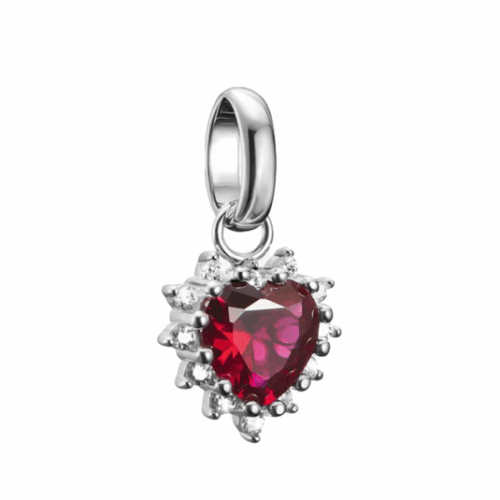 THOMAS SABO CONNECT medál charm True Romance piros szív medál CC1279-013-10