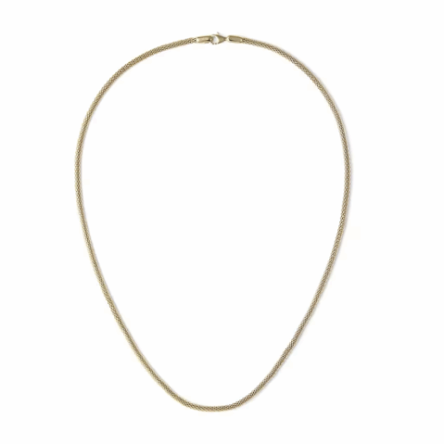 DANIEL WELLINGTON acél nyaklánc Tide Mesh nyaklánc DW00401104