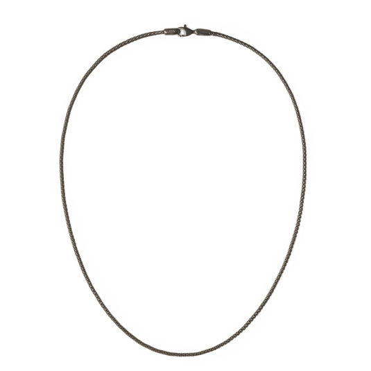 DANIEL WELLINGTON acél nyaklánc Mesh grafit nyaklánc DW00401106