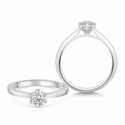 SOFIA DIAMONDS arany eljegyzési gyűrű laboratóriumban növesztett gyémánttal 0