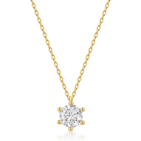 SOFIA DIAMONDS arany nyaklánc laboratóriumban növesztett gyémánttal 0