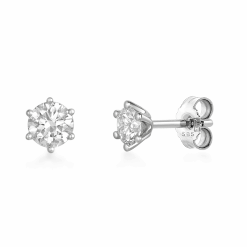 SOFIA DIAMONDS arany fülbevaló laboratóriumban növesztett gyémántokkal 0